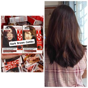 Dark Brown Hair Colour Combo