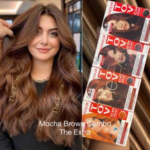 Mocha Brown Hair Colour Combo