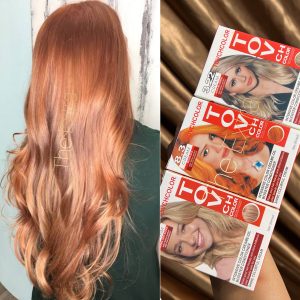 Red-Gold-Blonde Hair Colour Combo